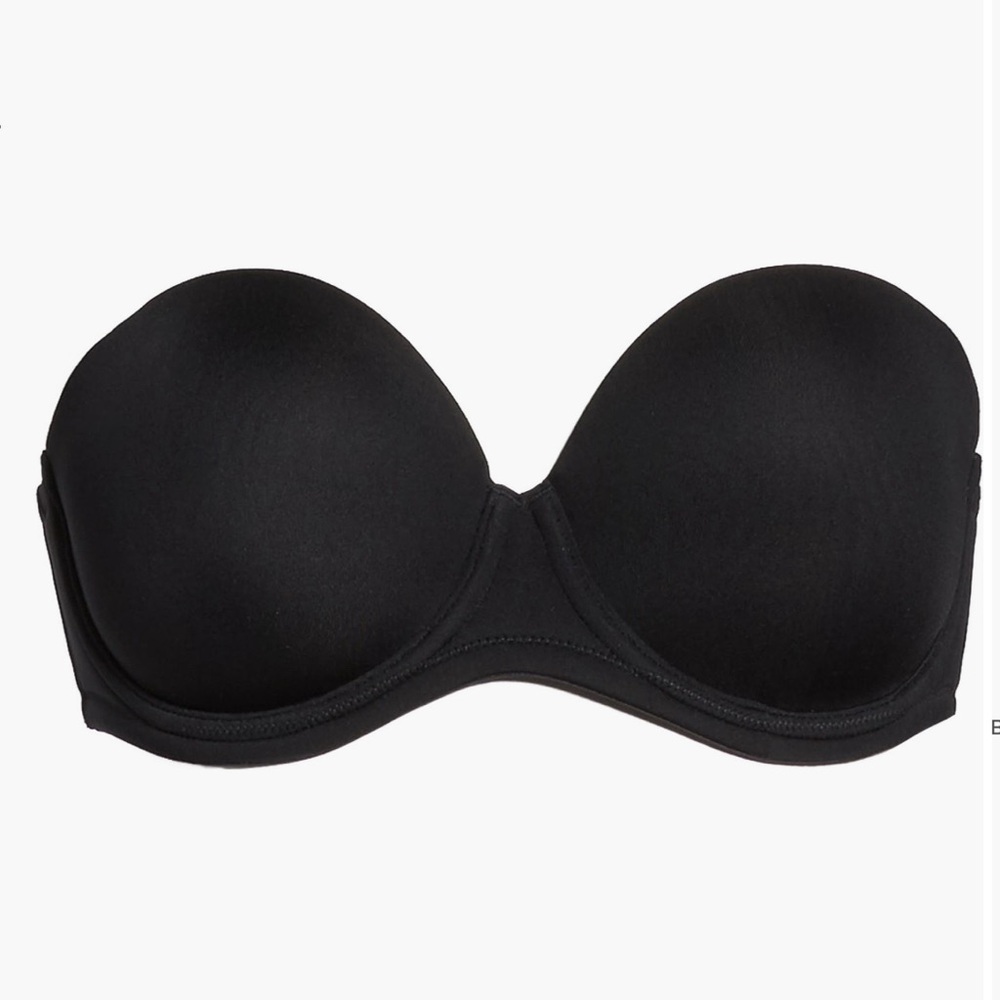 Wacoal Black Strapless Bra Seamless Molded Cups